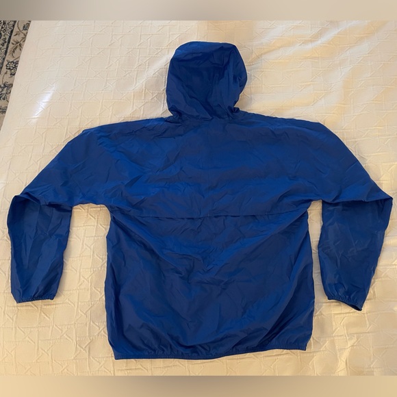 Vintage 70s 80s K-WAY windbreaker rain jacket blue - Picture 3 of 6